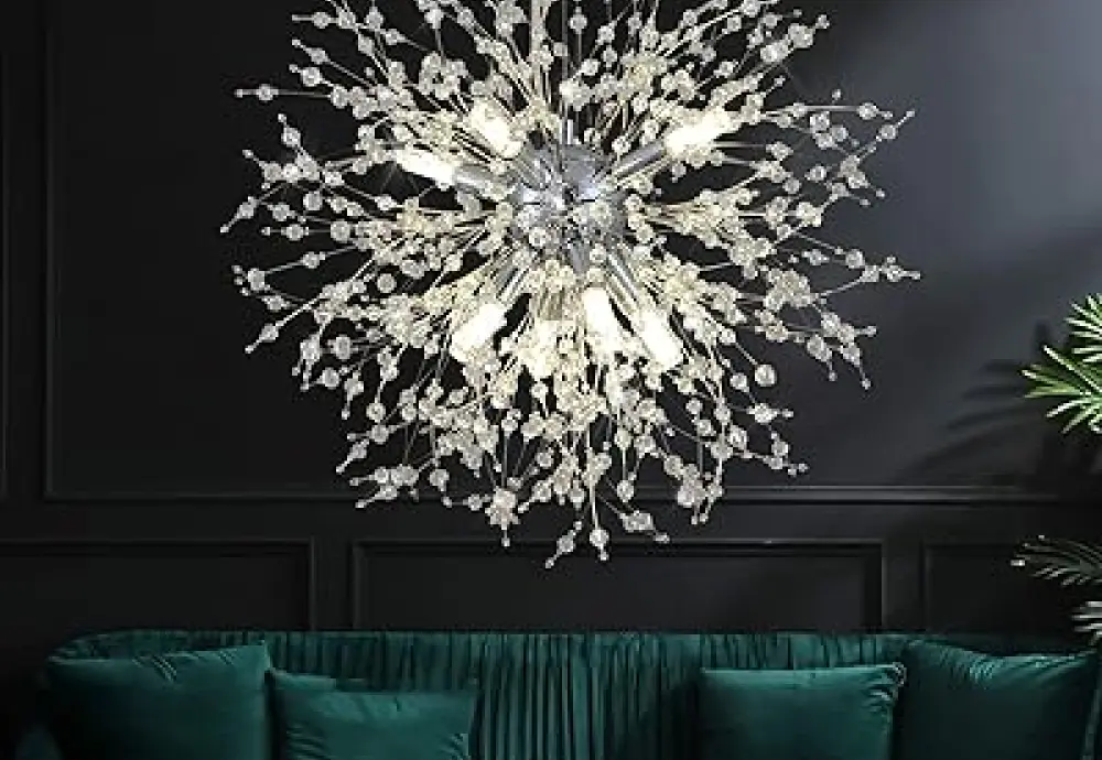 crystal hanging chandelier